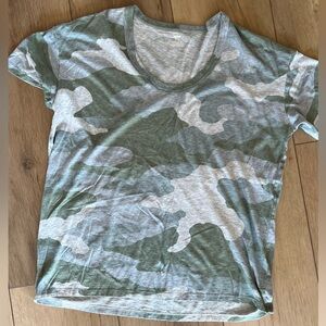 Aerie oversized camo tee